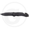 Foldekniv med lås Granit black edition