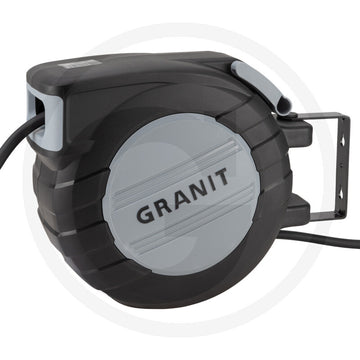 Trykluftslange opruller automatisk Granit black edition
