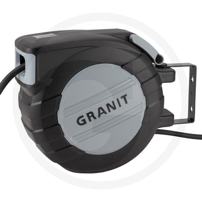 Trykluftslange opruller automatisk Granit black edition
