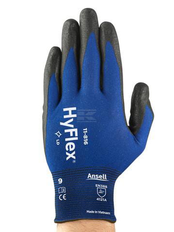 Ansell HyFlex® 11-816 Montagehandsker, Størrelse 6