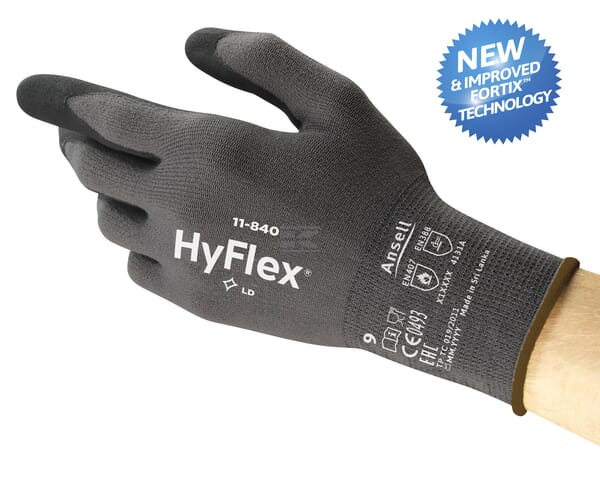 Ansell HyFlex 11-840 Montagehandsker, Størrelse 5