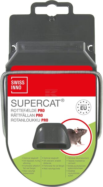 SuperCat PRO Rottefælde Effektiv Skadedyrsbekæmpelse
