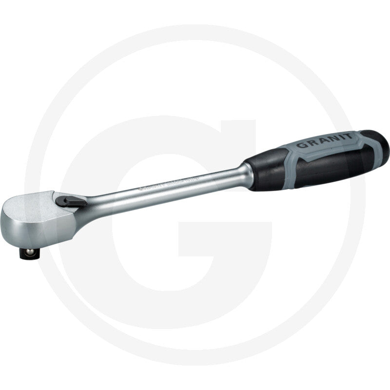 1/2" skralde med omskifter, 90 tænder Granit black edition