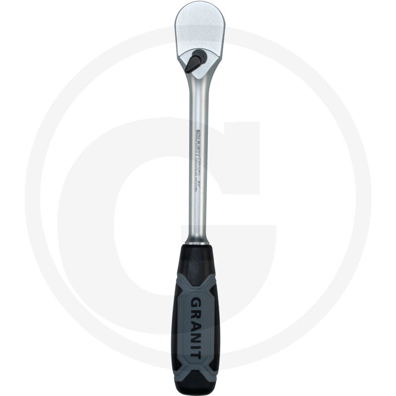 1/2" skralde med omskifter, 90 tænder Granit black edition