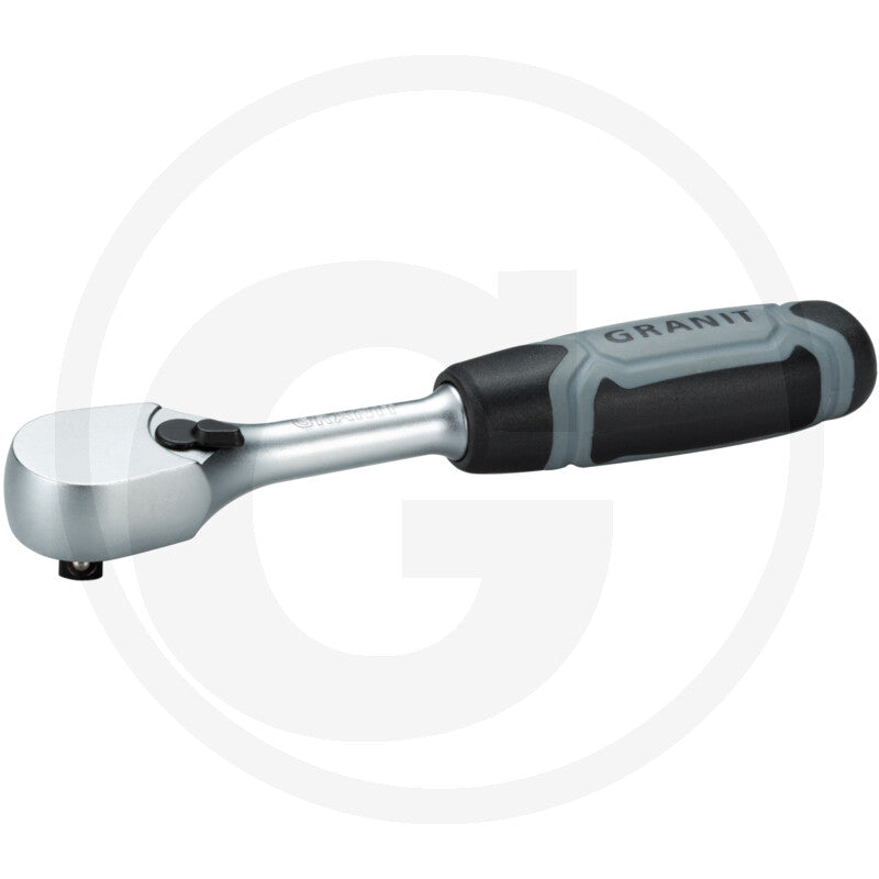 1/4" skralde med omskifter, 90 tænder Granit black edition