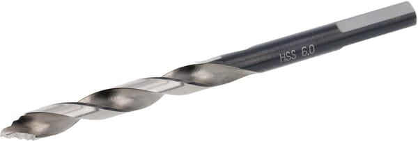 Bohrcraft Bor 6,0 mm HSS-DIN 338-G TURBO STEP