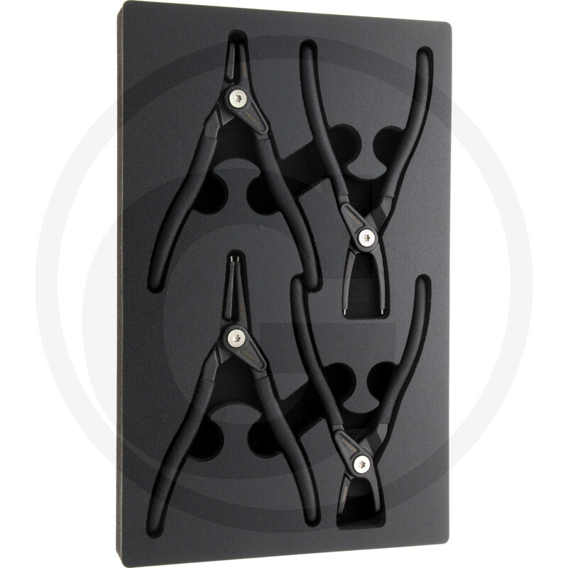 GRANIT BLACK EDITION Låseringsang-sæt, 4 dele