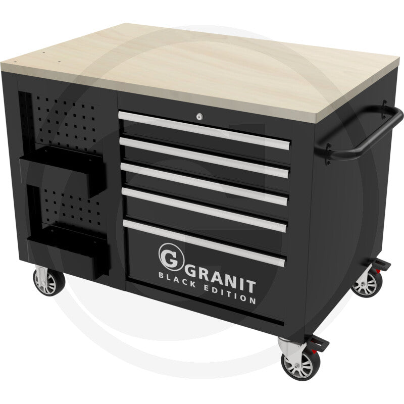 Værkstedsvogn ultra 2.0 u. indhold Granit black edition