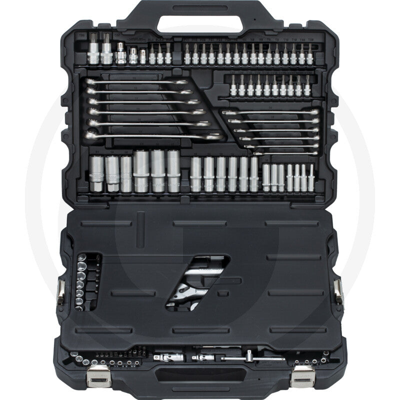 GRANIT BLACK EDITION Top- og skruenøglesæt
211 dele, metrisk