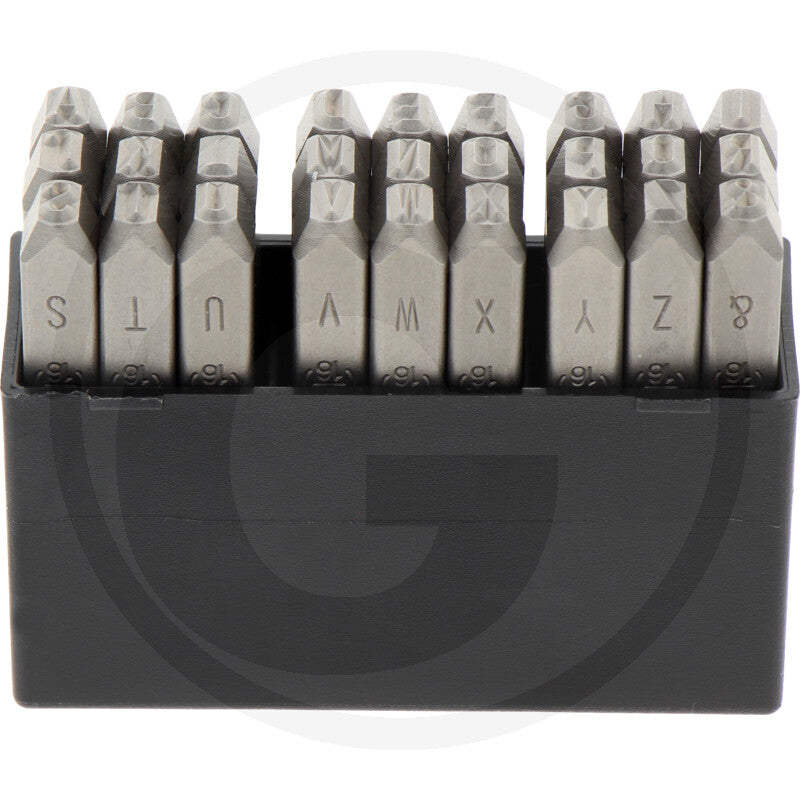 Slagbogstaver a-z
27 dele Granit black edition