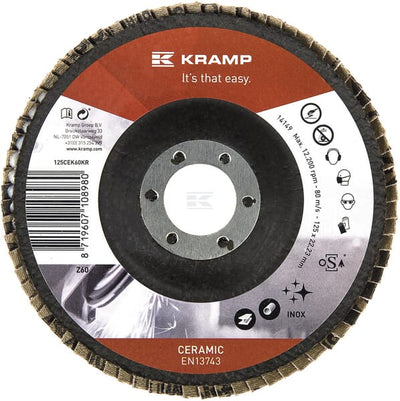 Keramisk Slibetallerken Ø125 mm K60