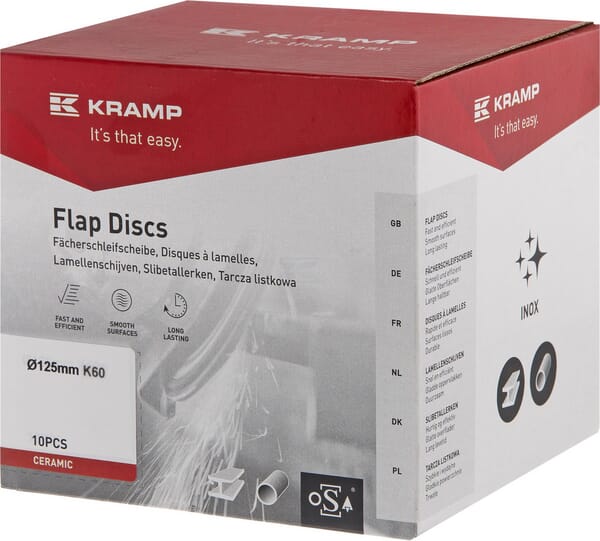 Keramisk Slibetallerken Ø125 mm K60
