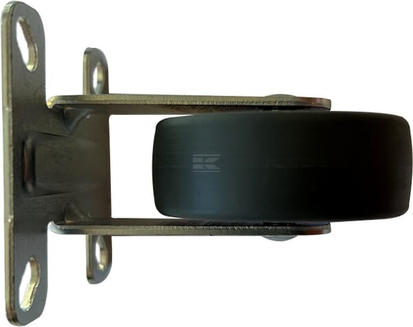 Tente Hjul Fast Ø50x19mm Plademontering 50kg