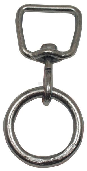 Karabinhage galvaniseret med ring til Vendsyssel muffe