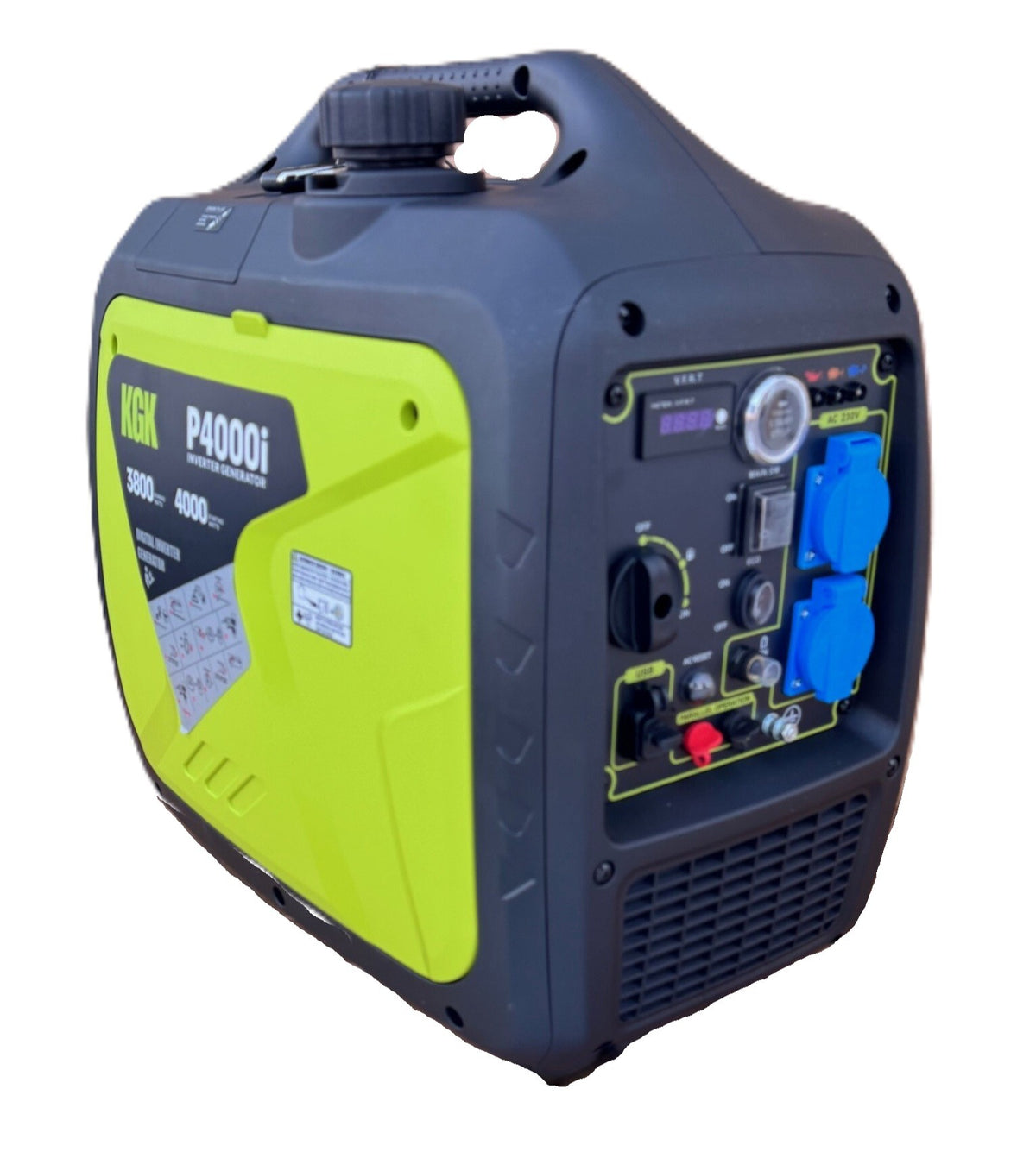 Generator Inverter KGK P-4000i (El start) inkl. fjernbetjening
