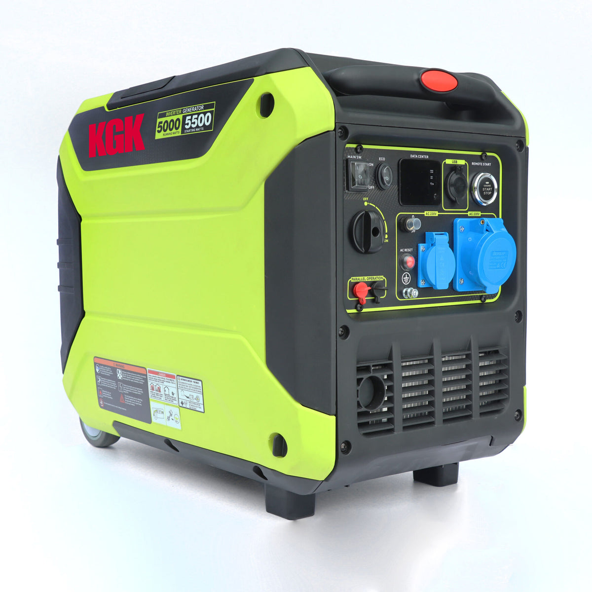 Generator Inverter KGK P-5500i (El start) inkl. fjernbetjening