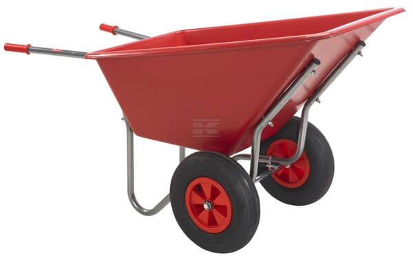 Ravendo Staldkærre 160 liter Poly, Ø30 mm rørstel