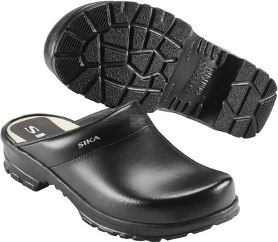 Sika Comfort Træsko uden kap, OB, Sort, Str. 38