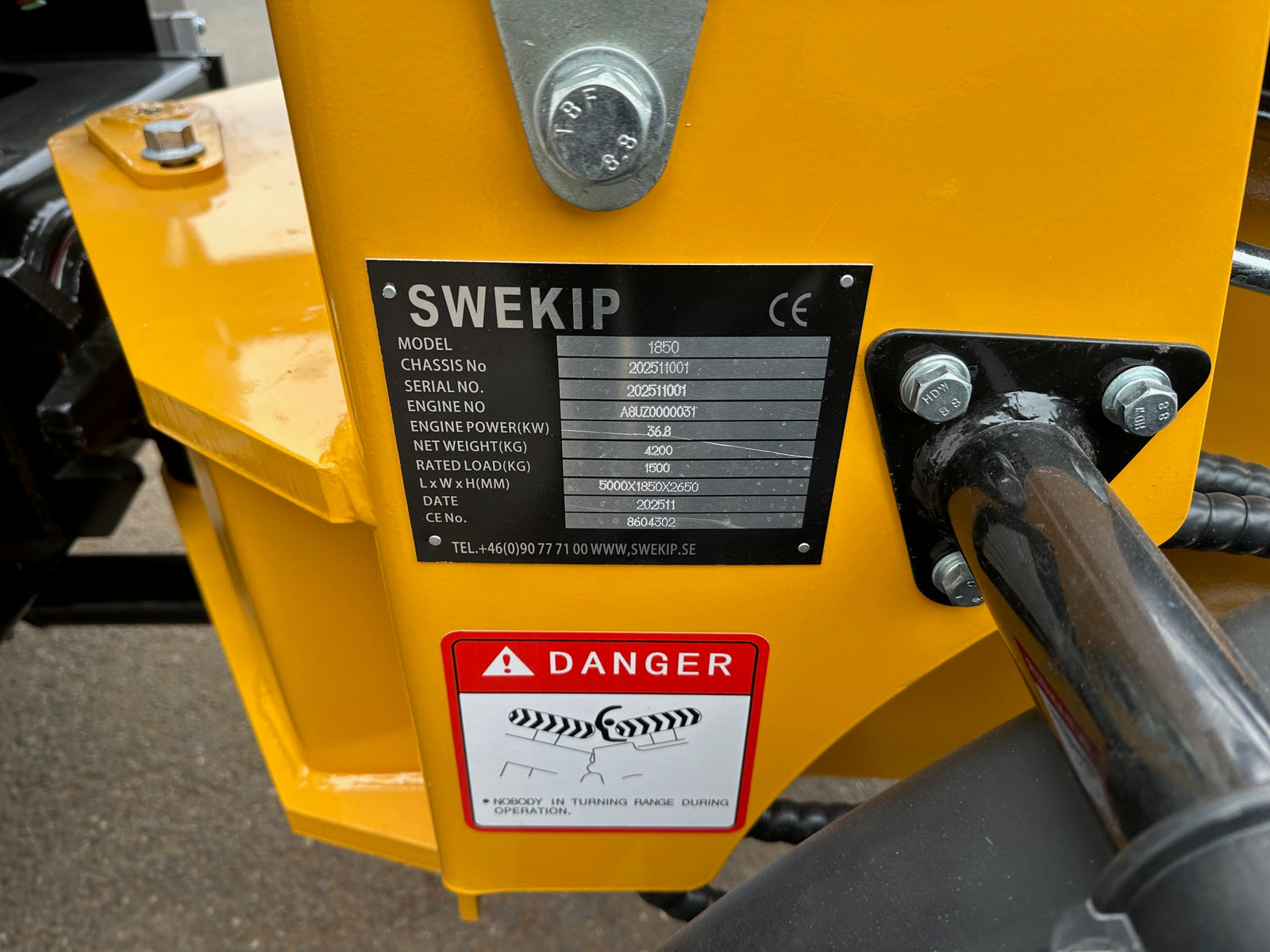 Gummiged Swekip 1850 Euro V