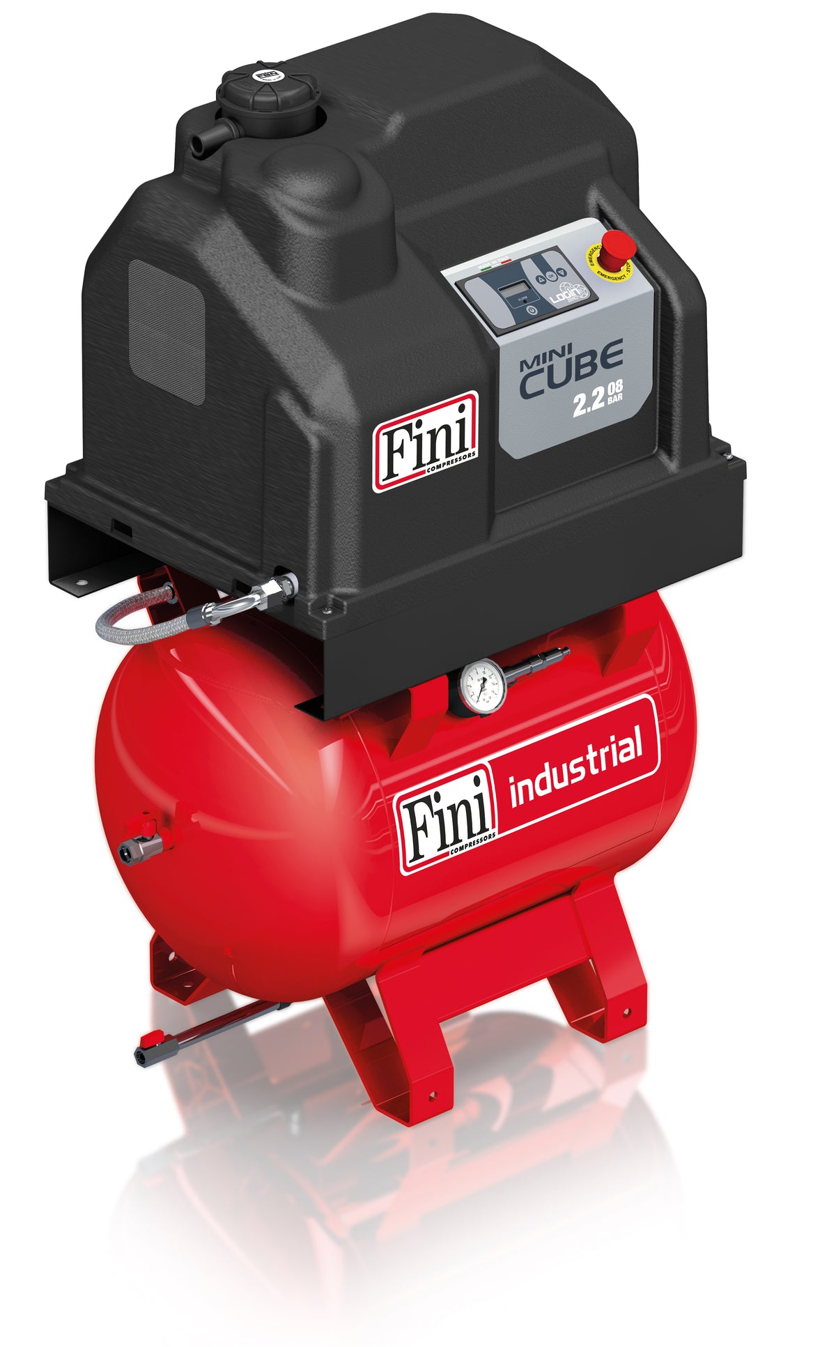 Skruekompressor MINI CUBE 2.2-10-90 400v.