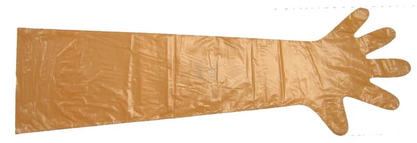 VETbasic Engangshandsker, orange, 100 stk.