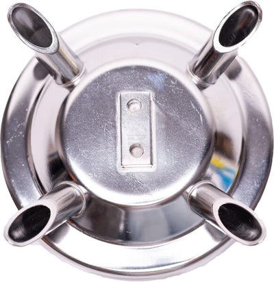 Milk claw MC3, stainless steel roof cover