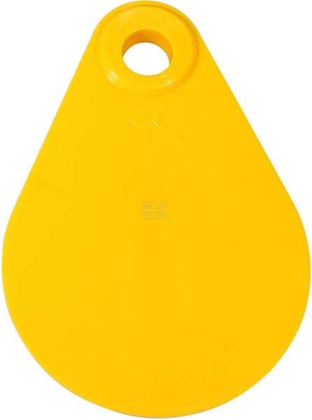 Allflex Halsmærke Dråbe Gul 8 x 5,5 cm