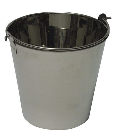 Bovivet Spand i rustfrit stål, 10 liter