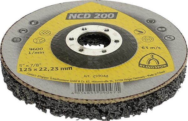 Klingspor Renseskive Grov NCD 200, 125 x 22 mm