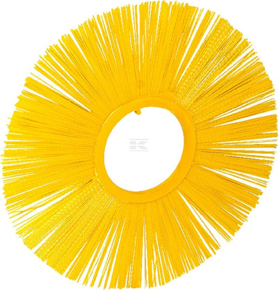 Poly Børste 700 x 254 mm Fuld Plast Gul Ø 2,7 mm