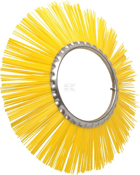 Poly Børste 385 mm Helkop Gul Ø 2,2 mm til Fejemaskiner