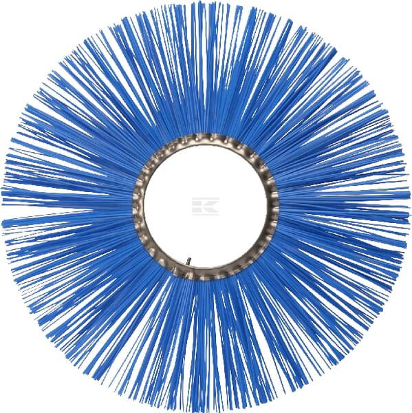Poly børste 500 x 5"/128 mm blå Ø 2,2 mm