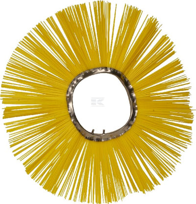 Poly Børste 540 mm Zig-Zag Fuld Plast Gul Ø 2,2 mm