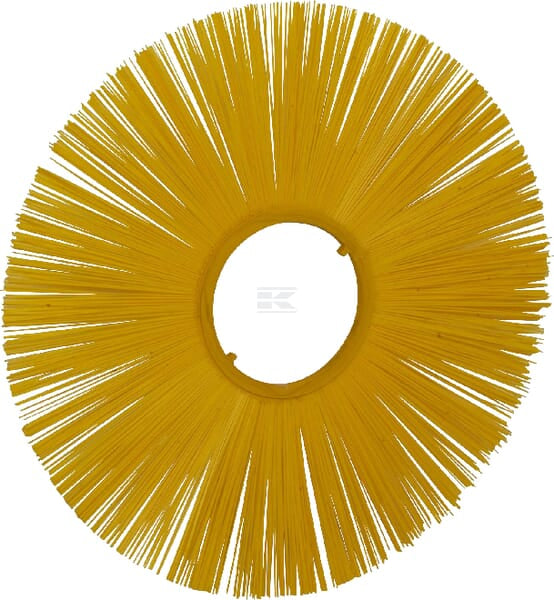 Poly Zig-Zag Børste 560 mm gul Ø 2,2 mm