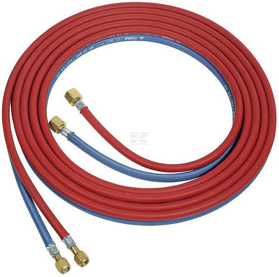 AGA Svejseslange Twin 3/16" - 3/16" 5m med Kobling