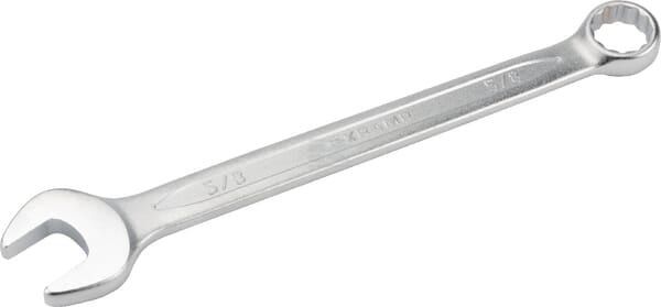 Ringgaffelnøgle 5/8 tomme, L 205 mm