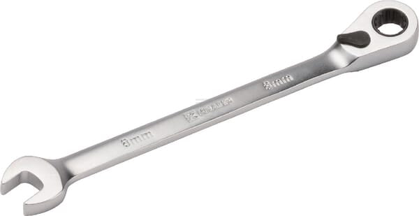 Ringskraldenøgle 8 mm, Krom Vanadium Stål
