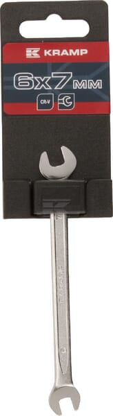 Gaffelnøgle åben ende 6x7 mm
