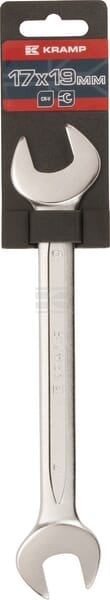 Kramp Dobbelt Gaffelnøgle, 17x19 mm