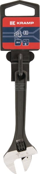 Skiftenøgle 4" med 17 mm nøglevidde, 110 mm længde