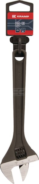 Skiftenøgle 8 tommer, maks. 30 mm nøglevidde