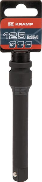Slagforlænger 1/2" 125 mm – Robust forlænger til slagtoppe