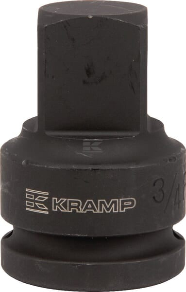Slagadapter 3/4" indv. til 1" udv. - Længde 63 mm