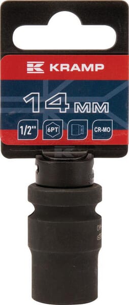 Slagtop 1/2" 14 mm til slagnøgler