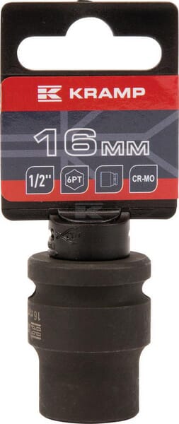 Slagtop 1/2" 16 mm – Holdbar Topnøgleindsats