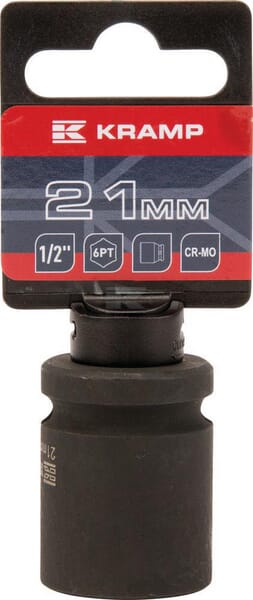 Kramp Slagtop 1/2" 21 mm til slagnøgler