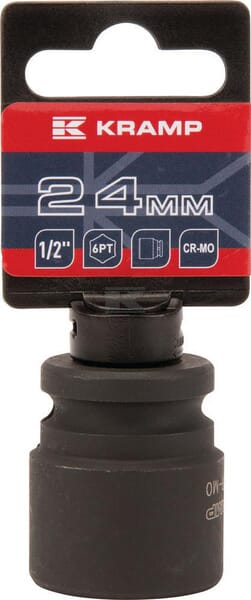 Kramp Slagtop 1/2" 24 mm til slagboremaskiner