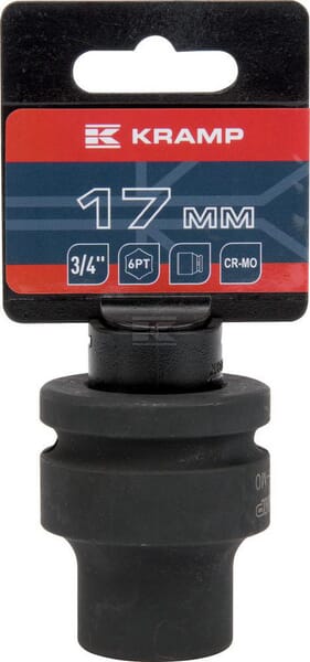 Slagtop 3/4" 17 mm til slagnøgler
