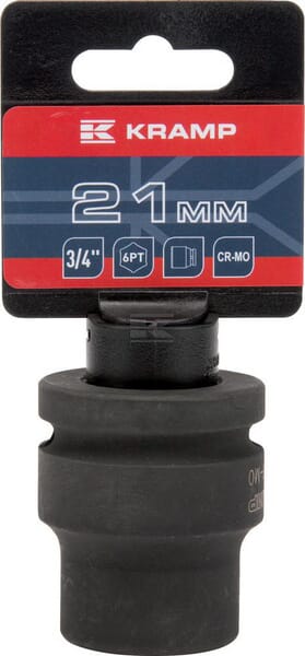 Slagtop 3/4" 21 mm - Robust topnøgle til slagværktøj
