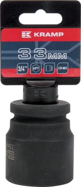 Kramp Slagtop 3/4" 33 mm
